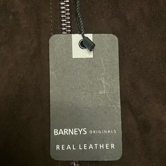 Barney’s Original Suede Bomber Jacket (Like New - Still Tags) - Picture 3 of 4